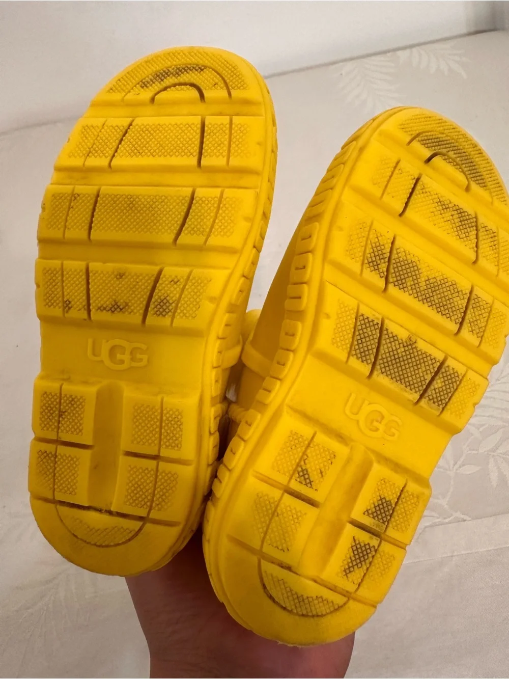 UGG Kids Yellow Rain Boots